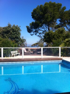 Vue Piscine  de la maison