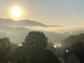 Morning sun view