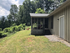 Back of cabin