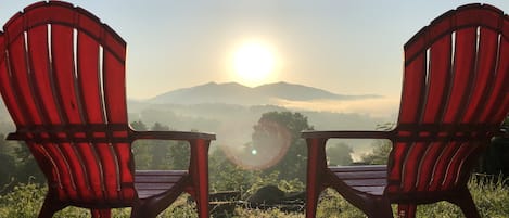 Every Morning is beautiful here! View from fire pit