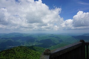 Blick von der Unterkunft