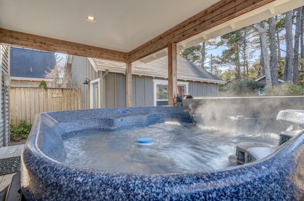 Bain à remous extérieur