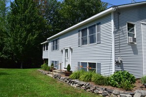 Front close up with landscaping