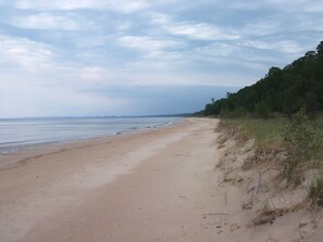 200' of Private Lake Michigan Beachfront