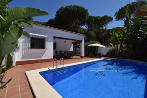 Garden and swimming pool