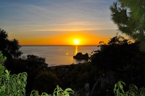 Abends konnte man einen wunderbaren Sonnenuntergang geniessen