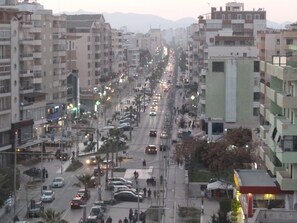 Blick vom Balkon