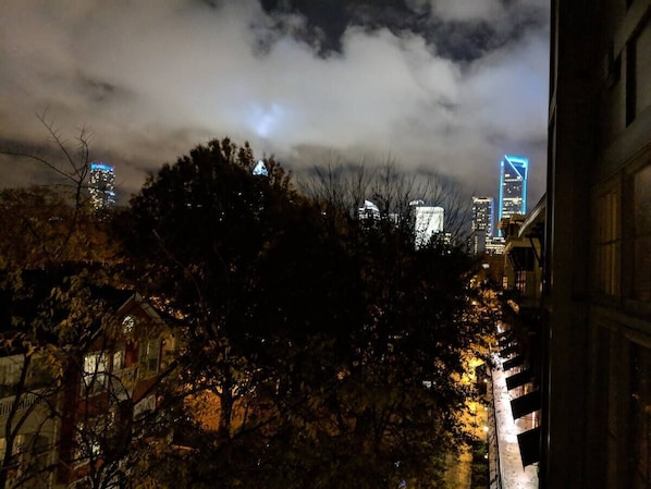 Blick von der Unterkunft