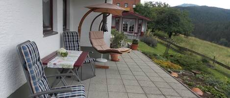 Fewo. Schwarzeck 40 qm mit Terrasse  für 2 Personen-Schwarzeck-Terrasse