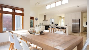 Open Kitchen, Dining Room.