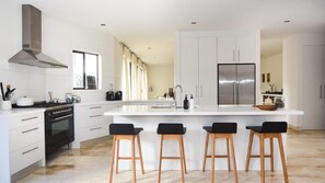 Open Kitchen, Dining Room.