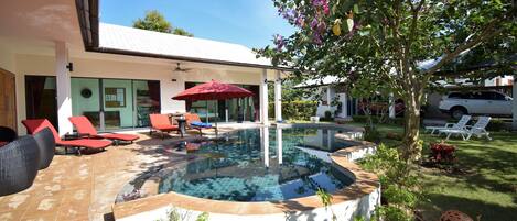 Villa and pool