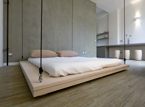 The design double bed