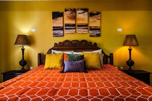 Master bedroom - King size bed.