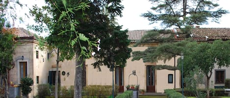 panoramica della villa
