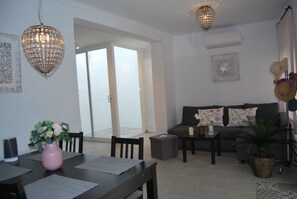 Living room and seating area