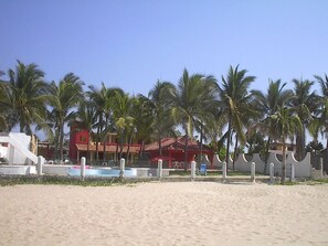 View of Villa from beach