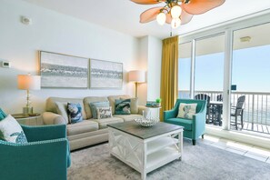 Silver Beach Towers West 1002- Living Area