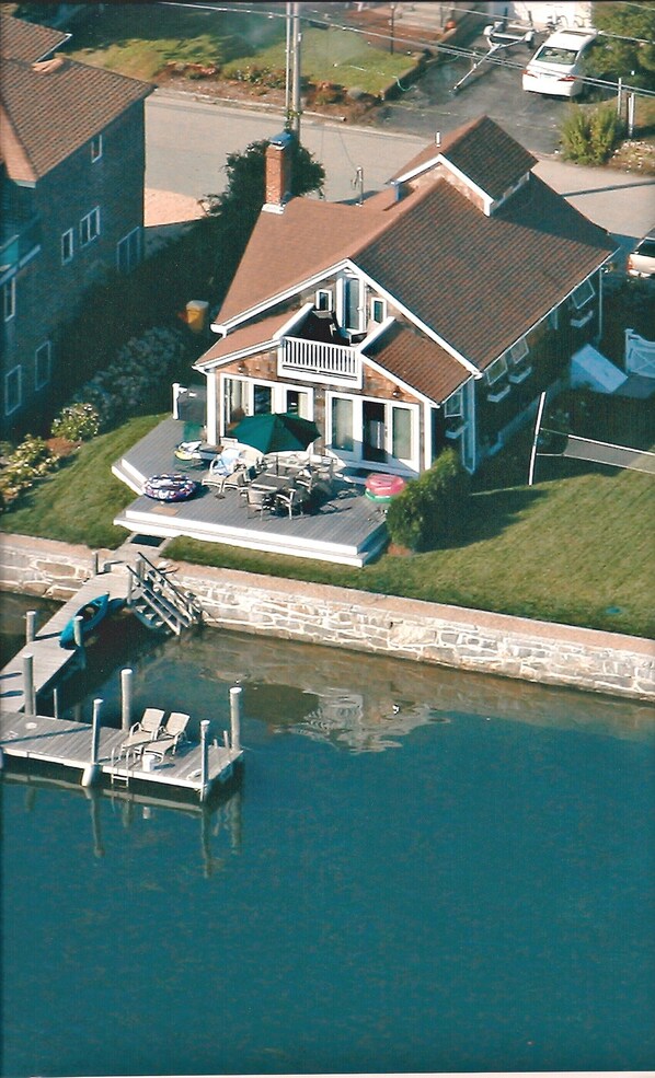 The harbor view with a deep water dock
