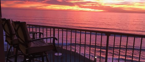 SUNSET ON THE BALCONY