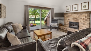 Living Room opens to a large deck