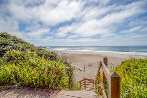 Direct Beach Access from the villa