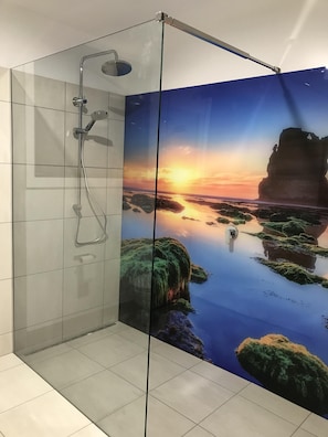 Spacious shower