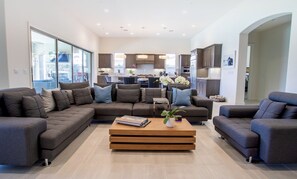 Living Room area with seating for all