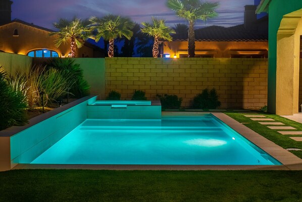 Poolside at Night