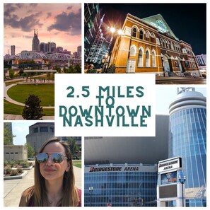 LOCATION! 2.5 miles to Downtown Nashville!