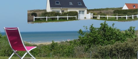 La villa et sa vue panoramique mer dunes+ foret - villa bayart hardelot vue mer
