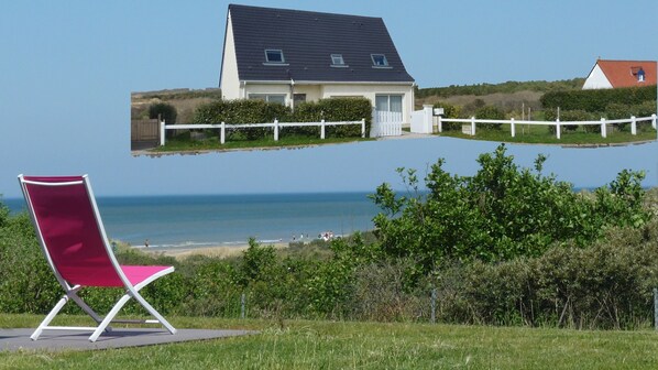 La villa et sa vue panoramique mer dunes+ foret - villa bayart hardelot vue mer
