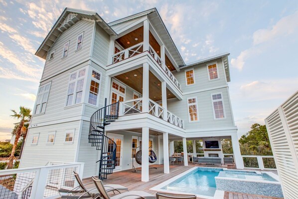 Directly across from the Newest Beach Access Sandcastle by the Sea on 30A.
