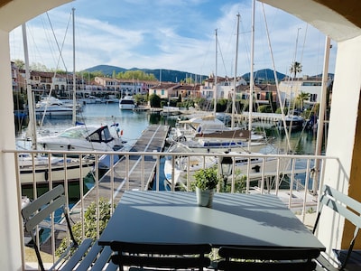 Port Grimaud Bay of St Tropez Beautiful apartment overlooking marina