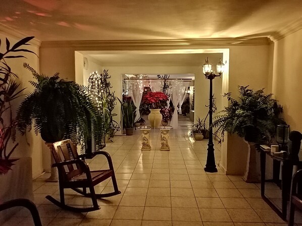 Sala de estar en el lobby