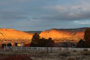 The evening view from your front door. Only 4 minutes to downtown!