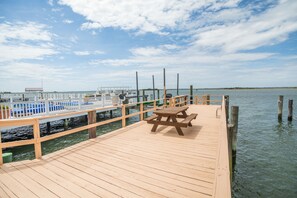 Dock over Sunset Lake