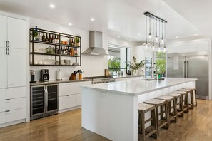 Beautiful kitchen with large island