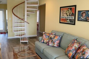 Downstairs sitting area