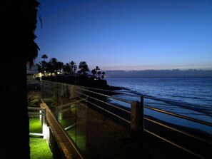 Vista a la playa o el mar
