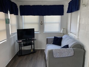 Front room  other side full-size futon