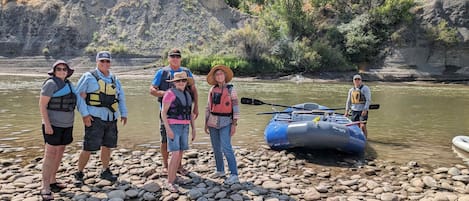 Rafting on the Colorado River right through Grand Junction
