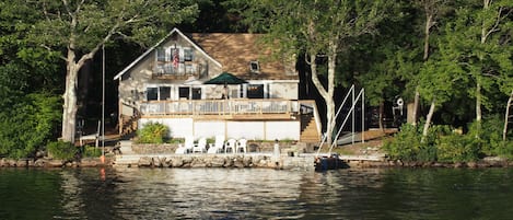 Lake view of our home