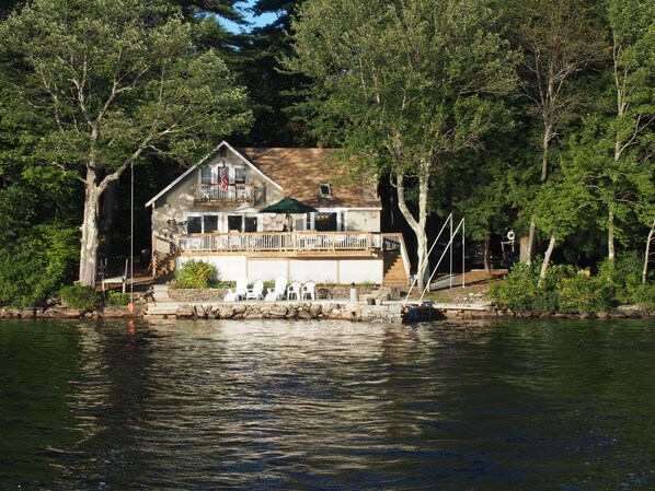 Lake view of our home