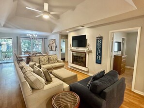 There is a lot of natural light in this cottage.