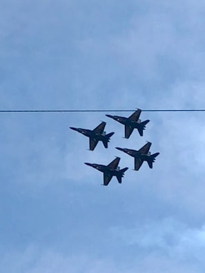 Blue Angels over Chic's Beach