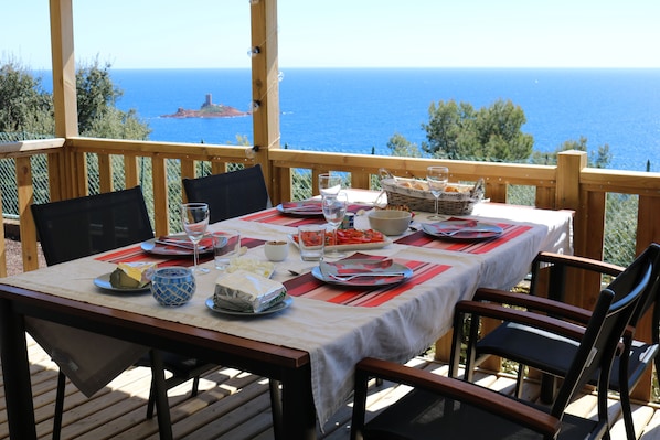 vue depuis la terrasse