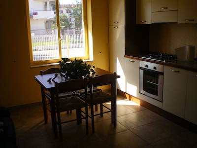 Ground floor apartment 100 m from the sea