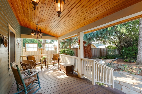 Back deck, created for relaxing!