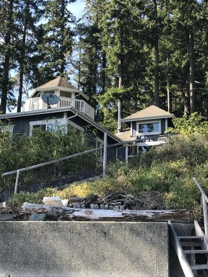 View of house from the water's edge.